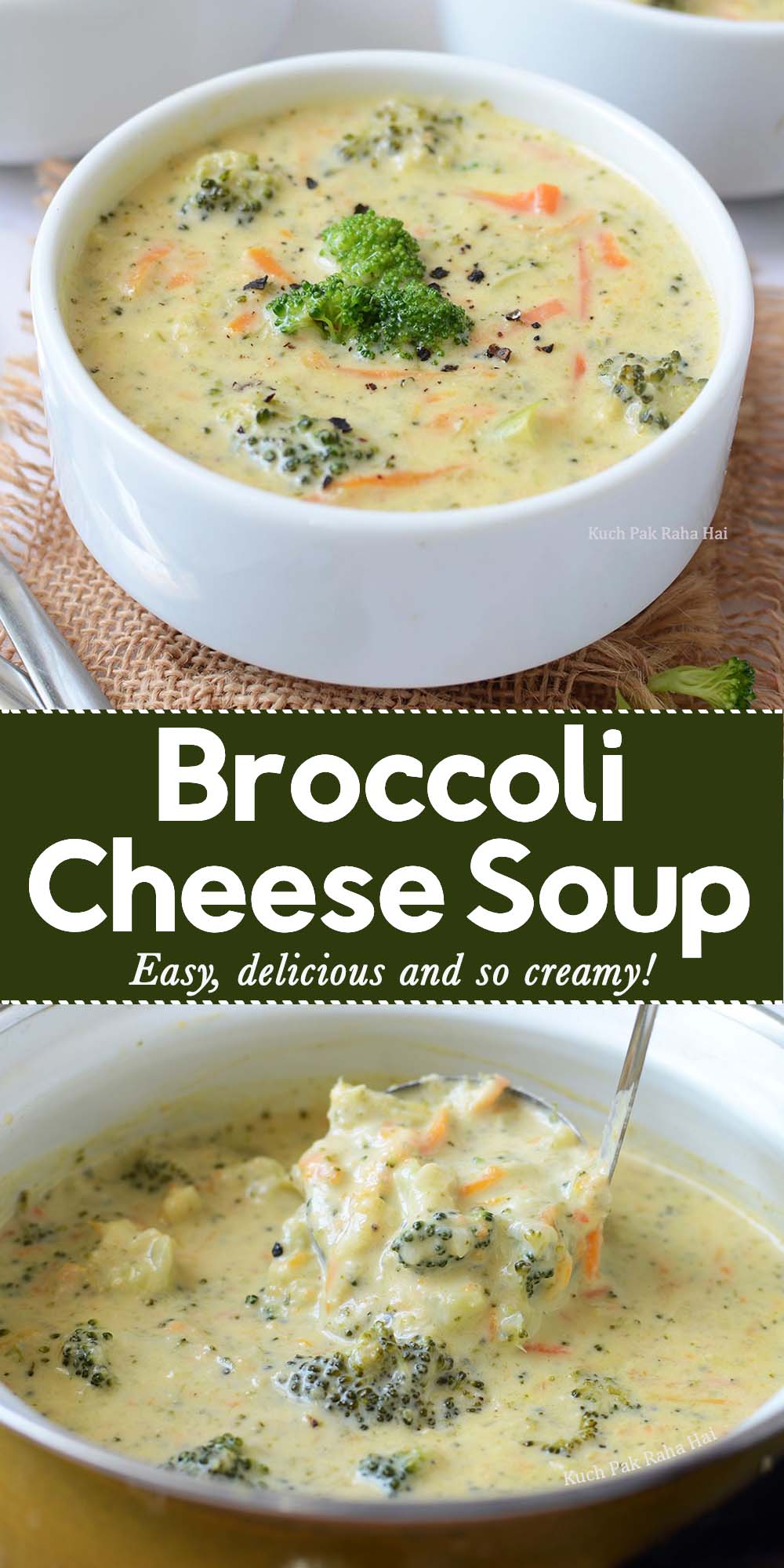 broccoli cheese soup easy recipe.
