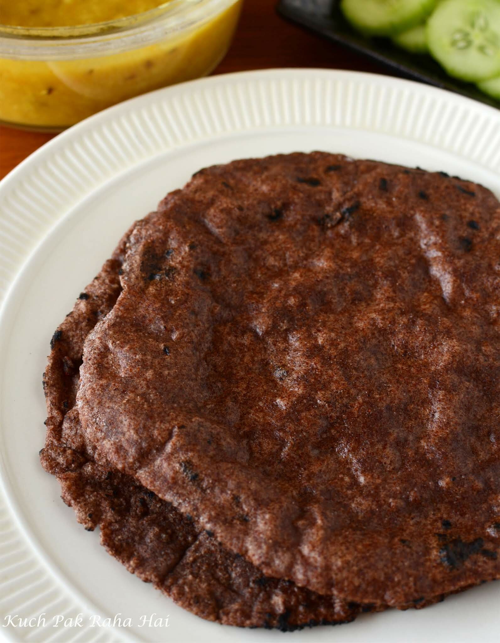 ragi roti nachni rotti is a gluten free millet roti recipe