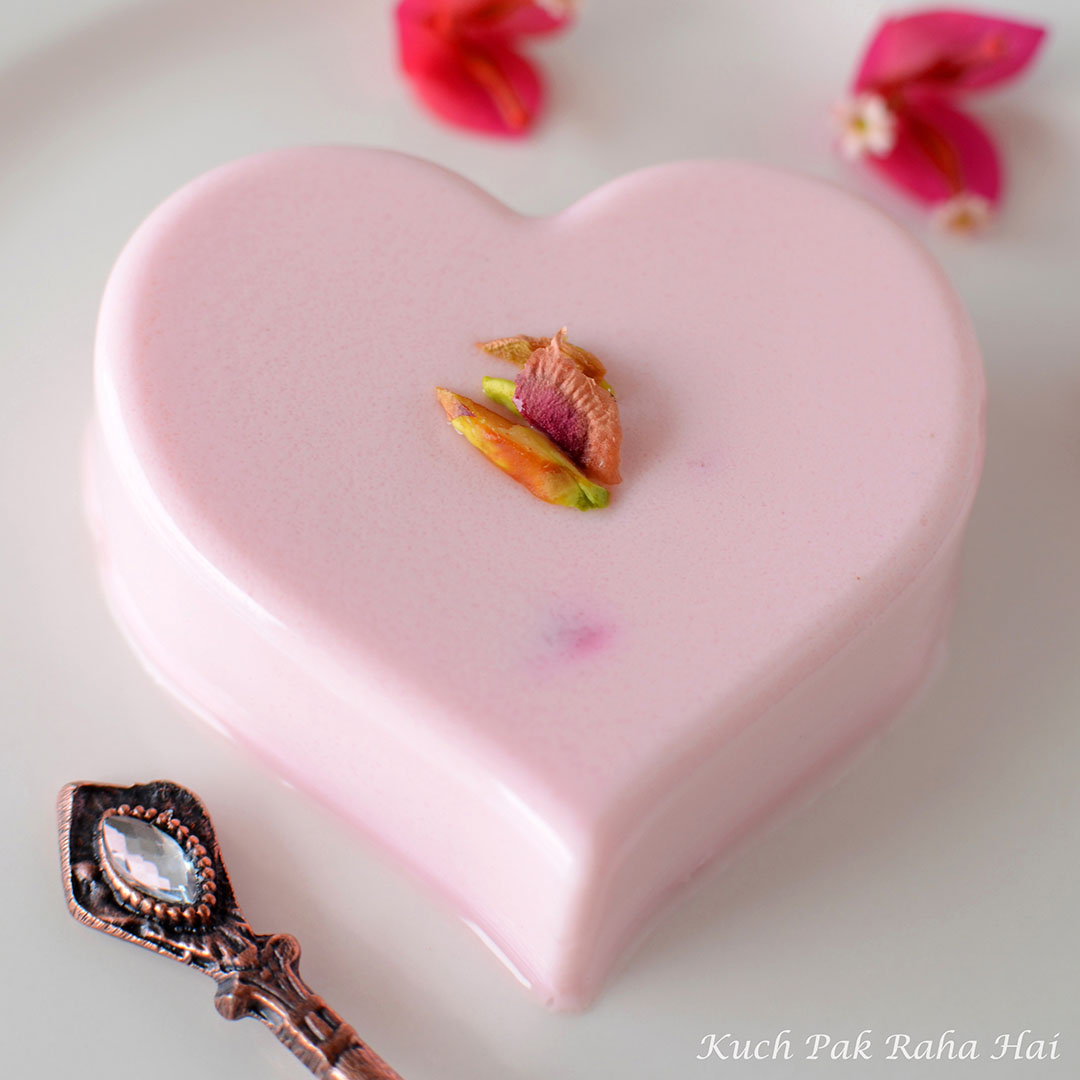 Rose Panna Cotta (without gelatin)