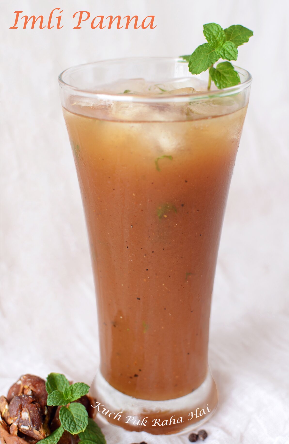 Imli Ka Panna or Amlana or Tamarind Mint Cooler