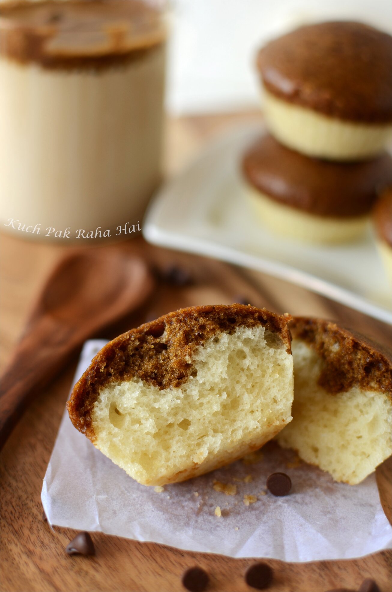 Eggless Dalgona Coffee Muffins Cupcakes