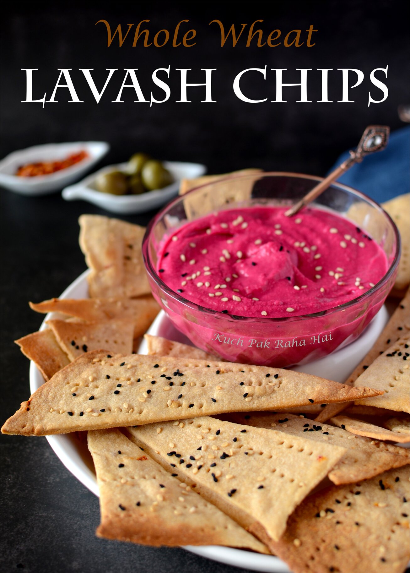 Baked Whole Wheat Lavash Crackers Recipe without yeast