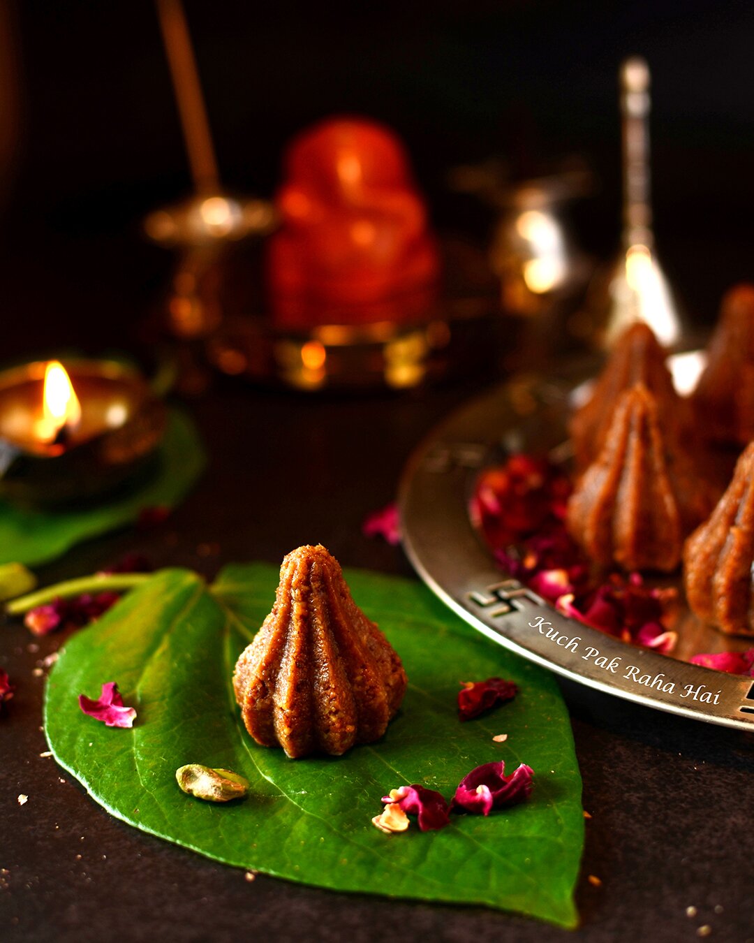 Healthy oats jaggery modak.