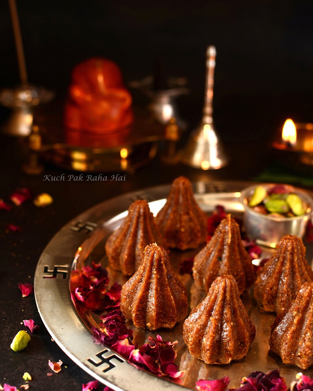 Oats and jaggery modak.