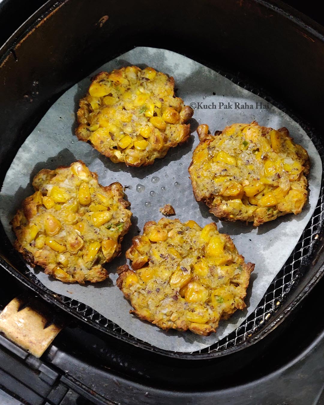 Corn Fritters Recipe without eggs in air fryer
