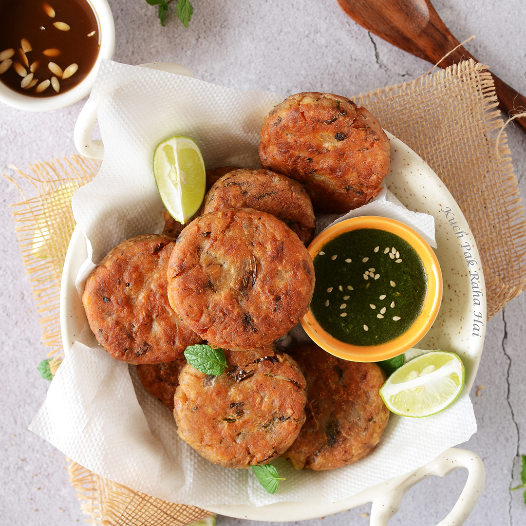 Kacche Kele Ki Tikki Recipe Raw Banana Cutlet