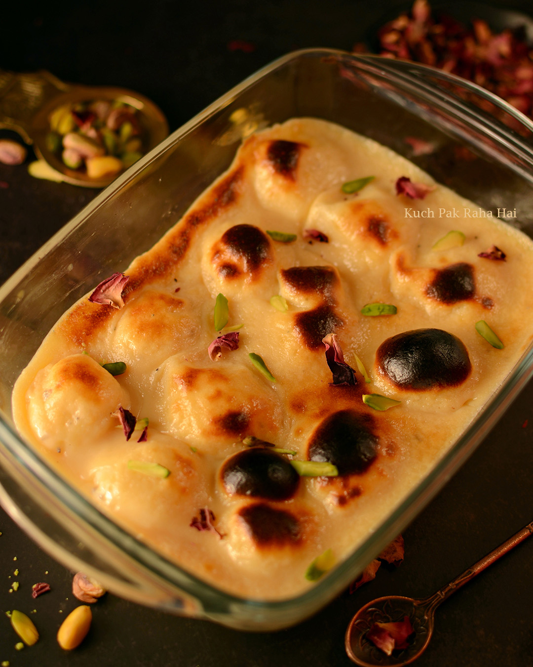 Baked Rasgulla Recipe 