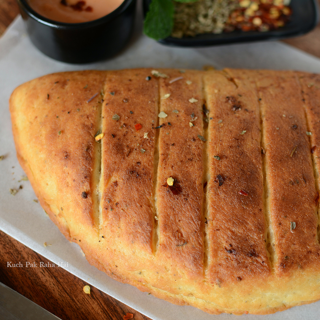 Dominos style garlic bread at home