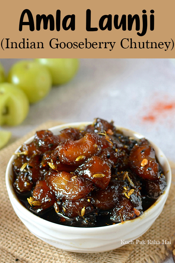 Amla Launji Indian Gooserberry Chutney vegan gluten-free