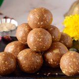 Sesame laddu recipe.