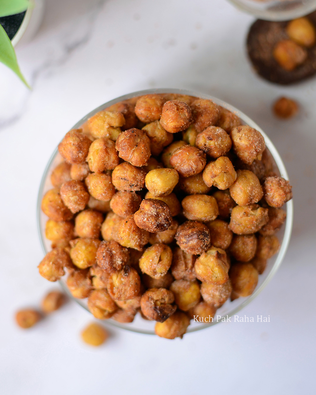 air fryer chickpeas Indian style.