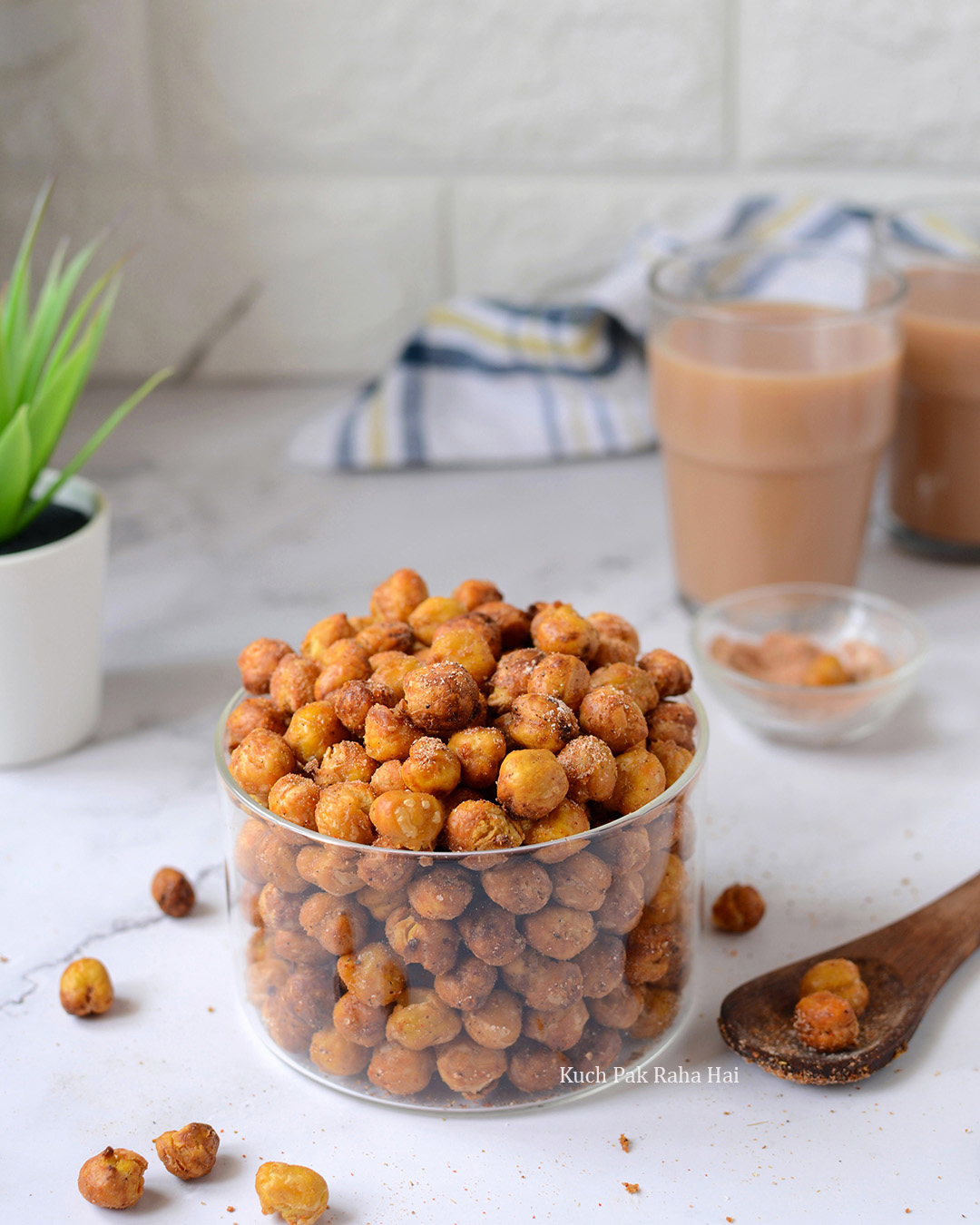 Crispy Chickpeas in Air Fryer Vegan Vegetarian Snack Recipe