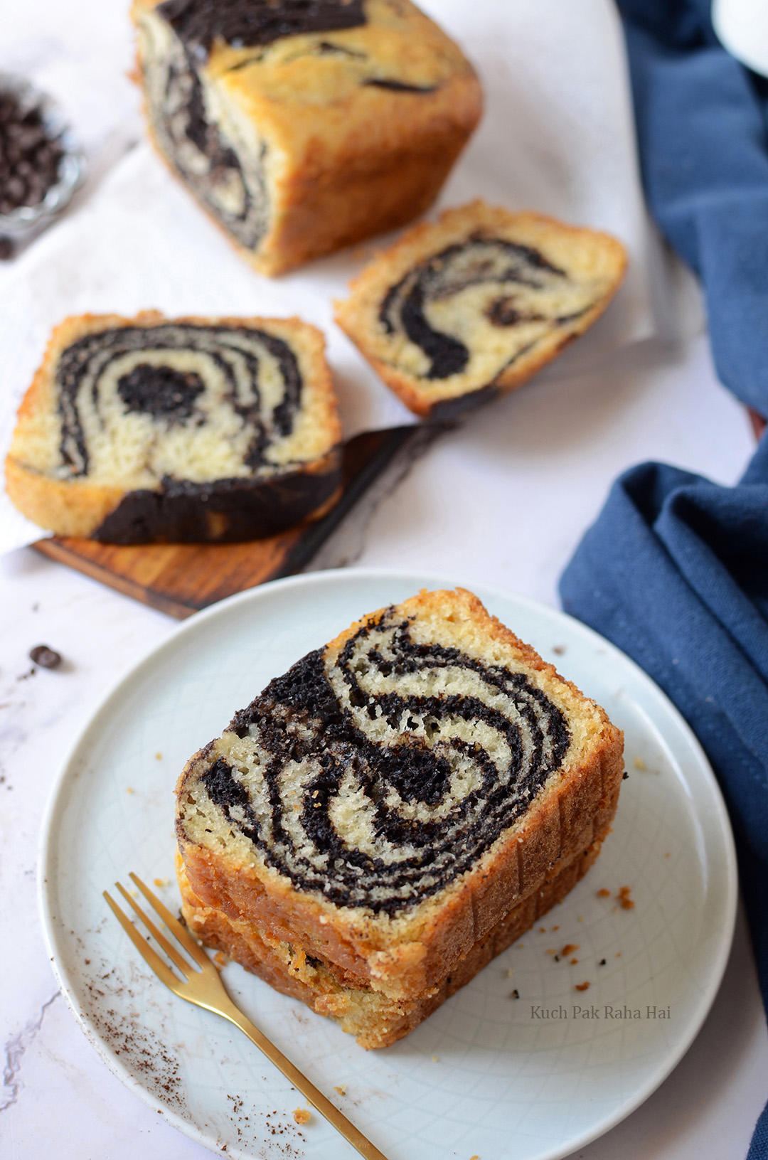 marble cake eggless recipe.