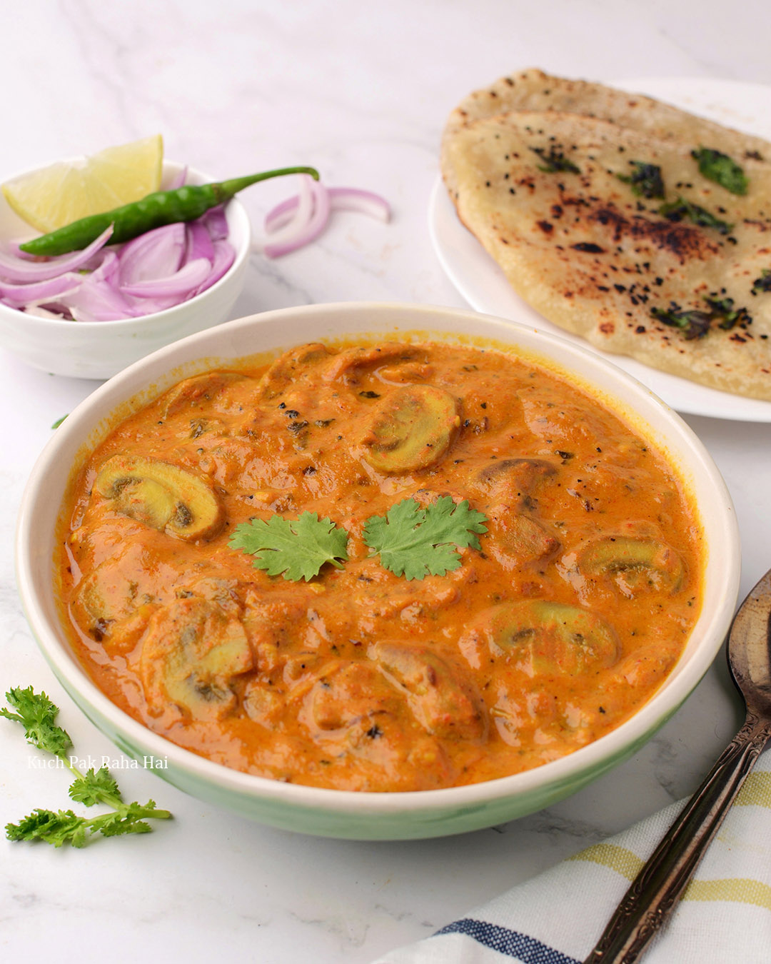 Mushroom Masala Curry Recipe