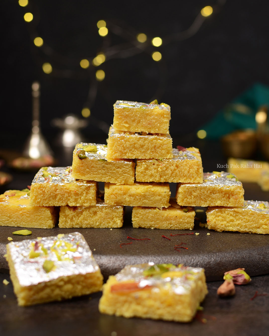 Milk powder Burfi without condensed milk.