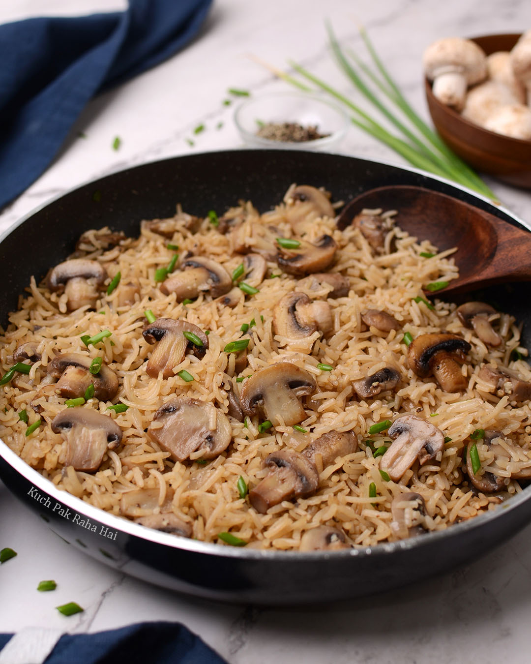 One Pot Mushroom Rice Recipe