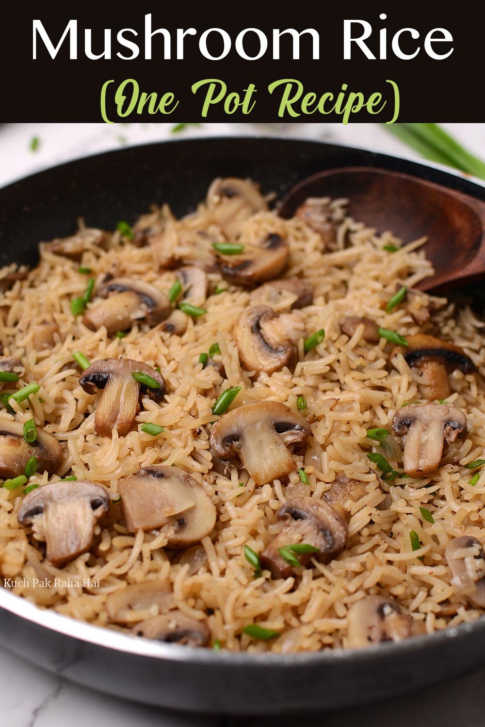 Mushroom Rice Vegan Dinner Recipe