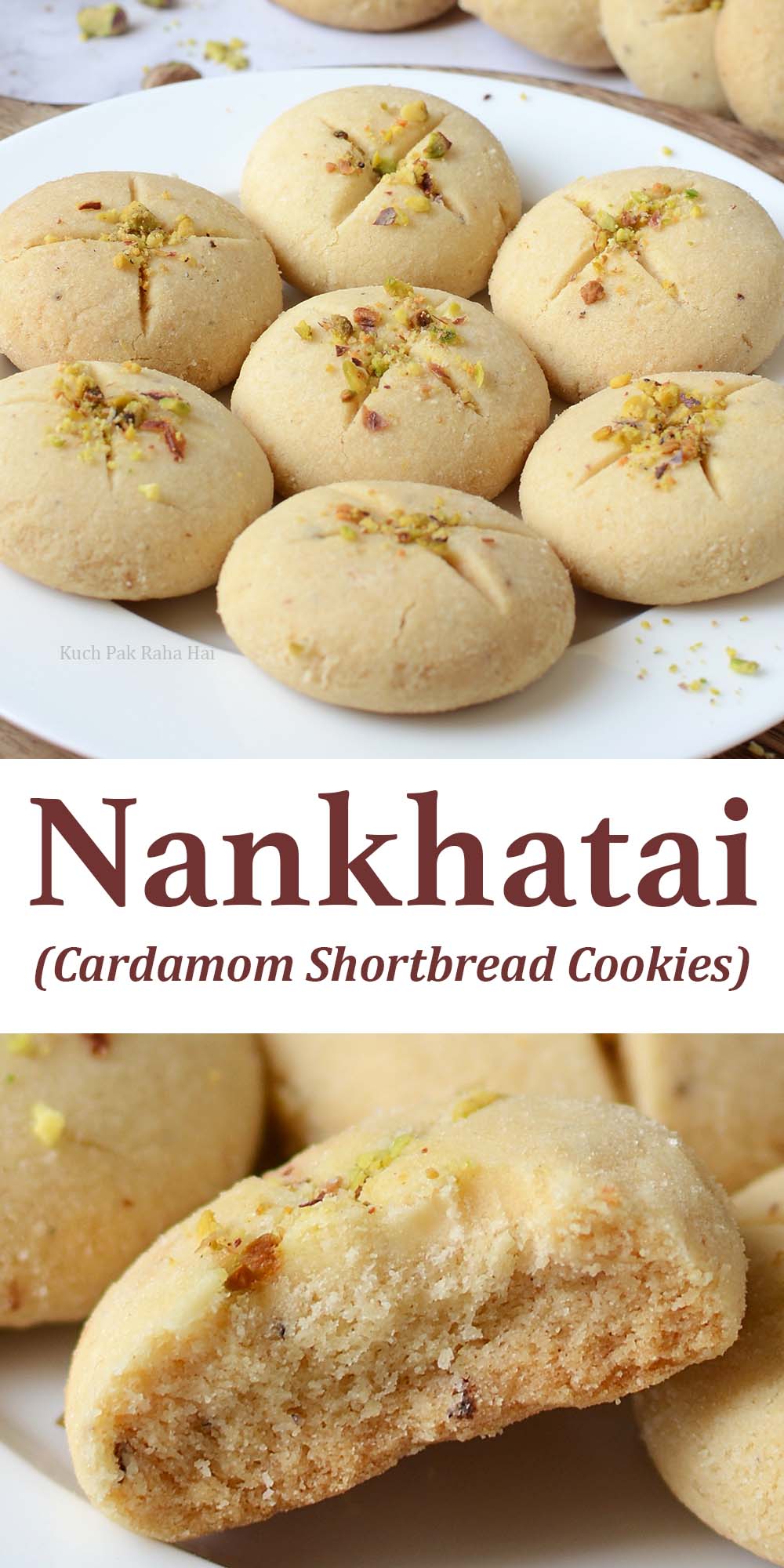 Nankhatai recipe cardamom shortbread cookies