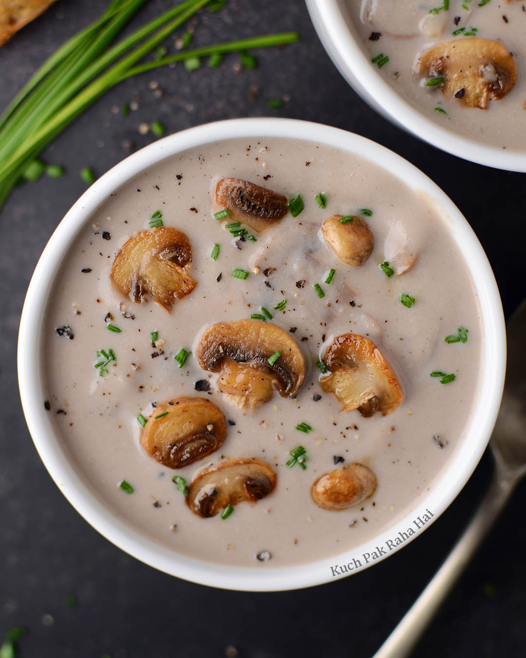 Mushroom soup without cream.