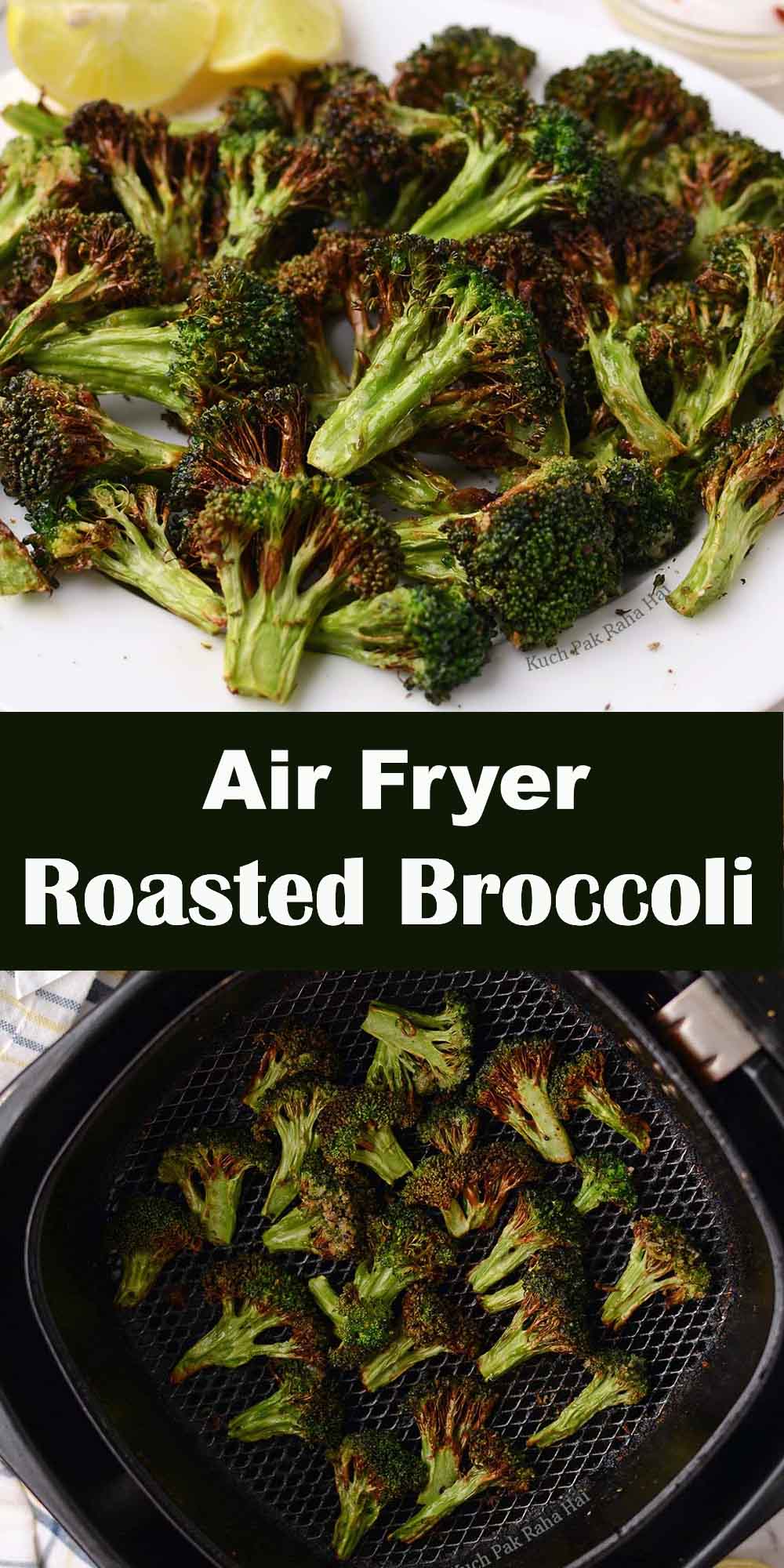How to roast broccoli in air fryer.