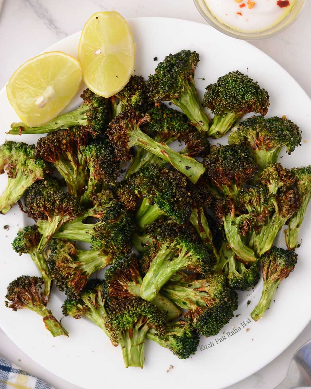 Roasted Broccoli In Air Fryer.