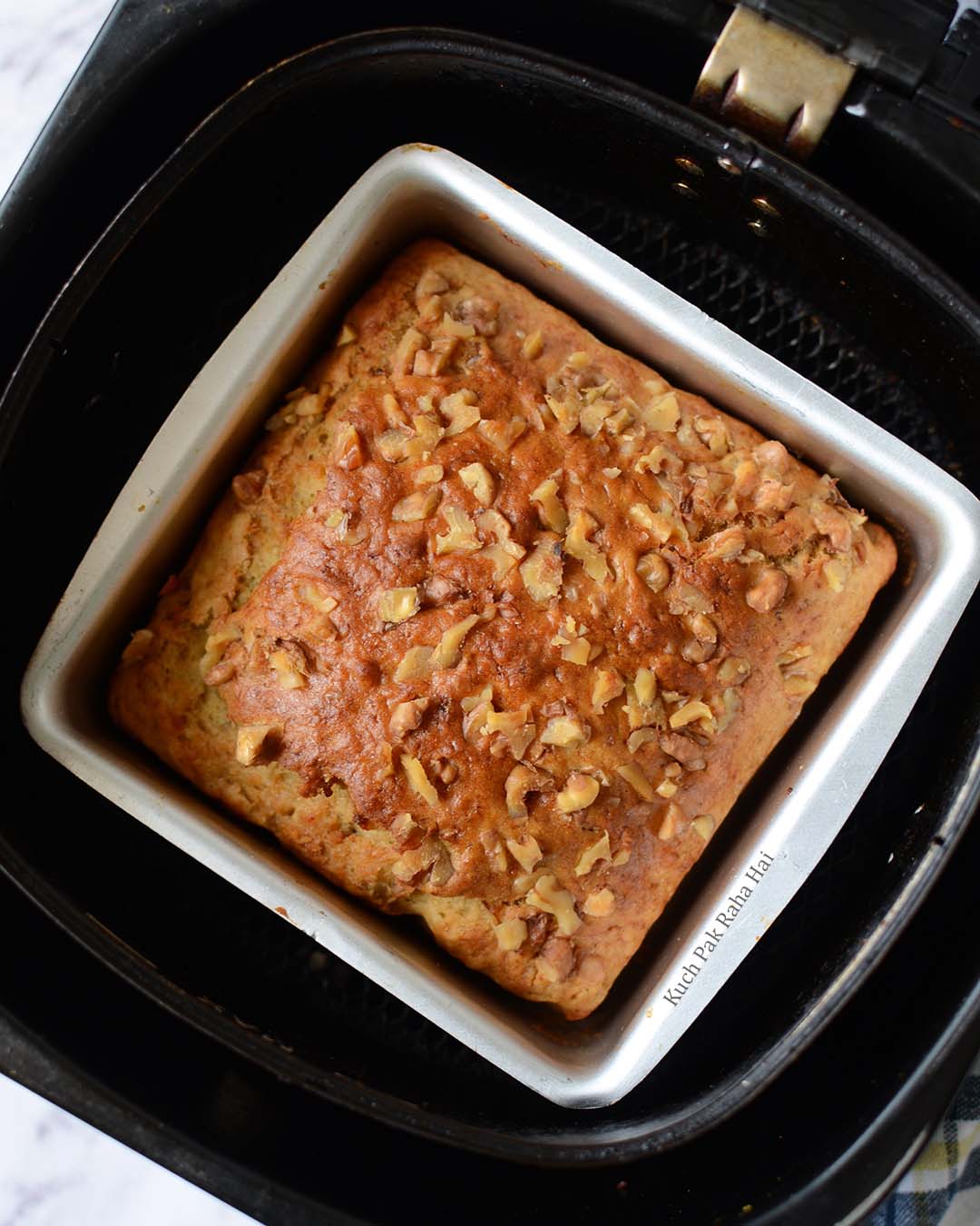 Egg free banana bread recipe in air fryer.