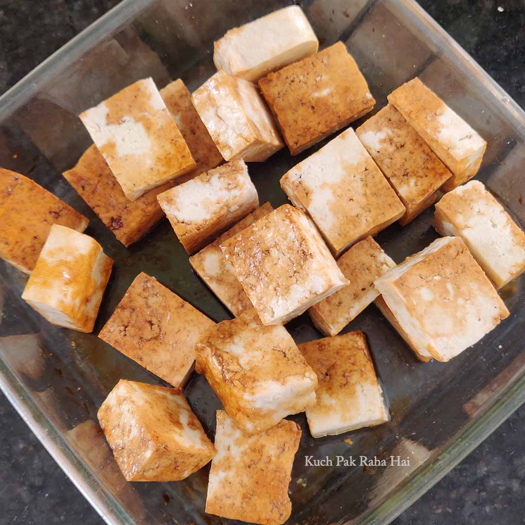 Marinating Tofu