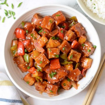 Sweet and sour tofu recipe