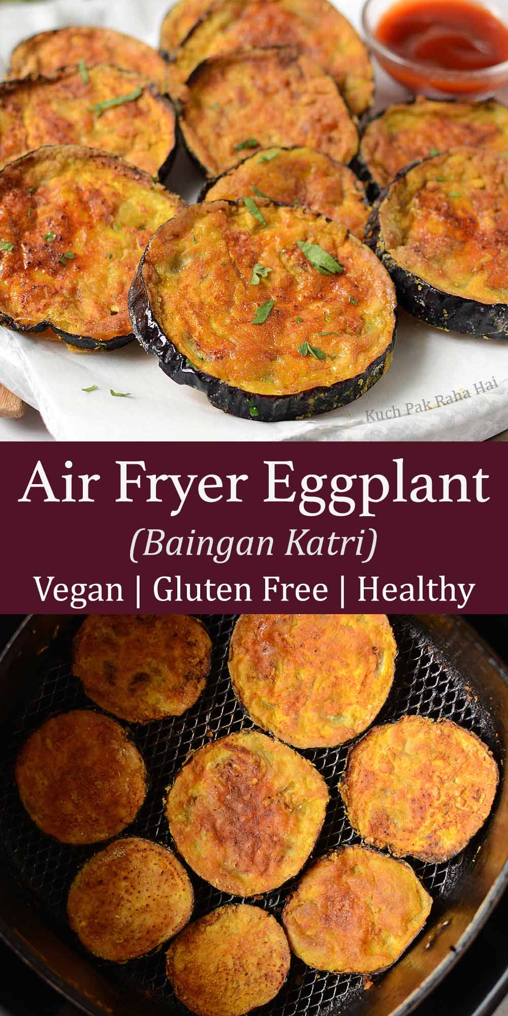 Air Fryer Eggplant without breadcrumbs