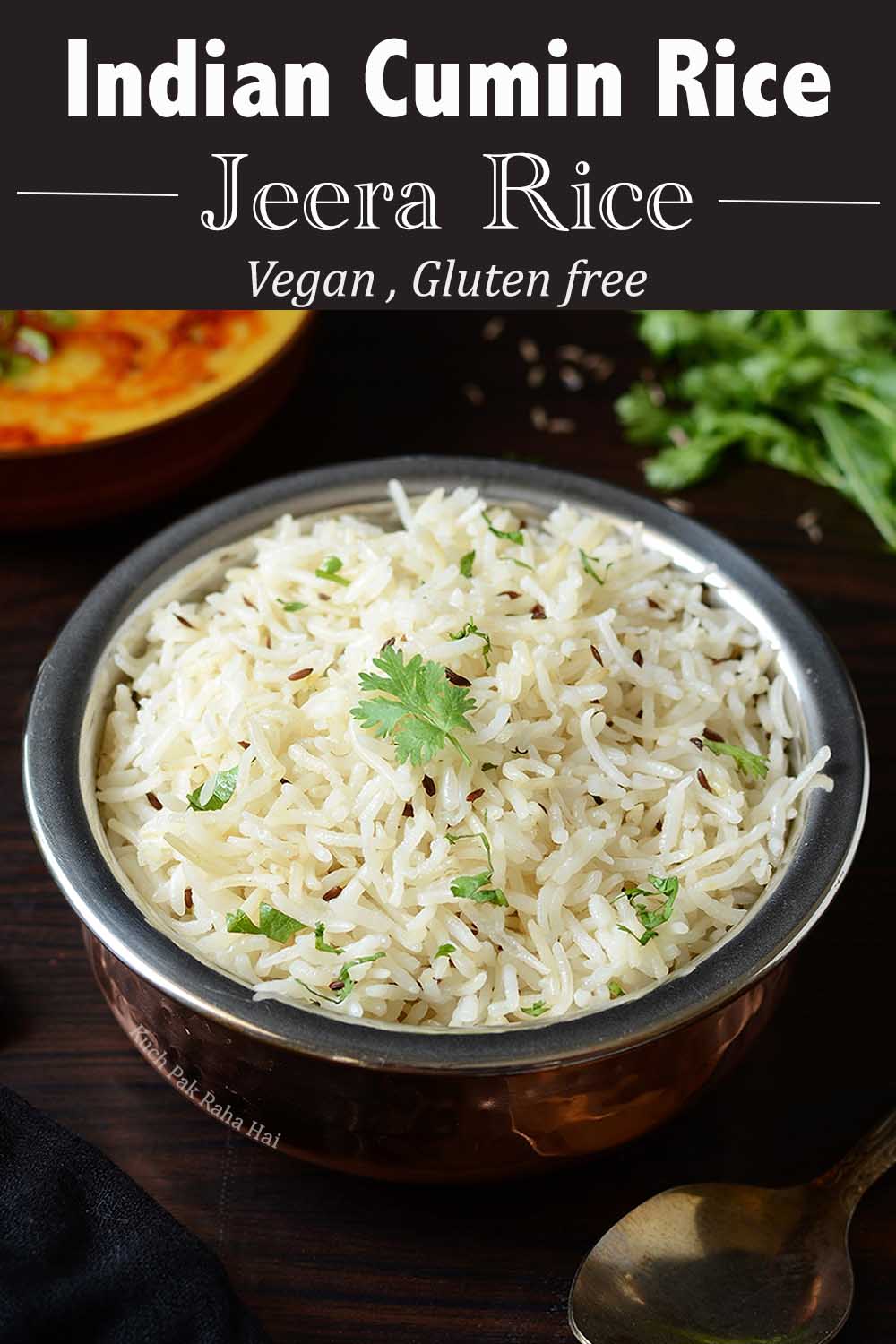 Cumin rice vegan gluten free