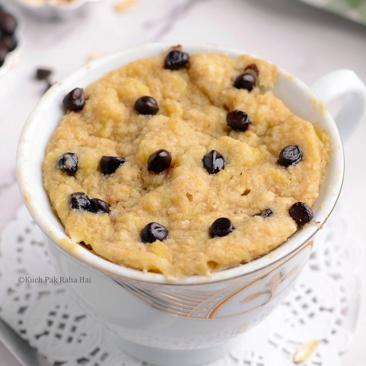 Healthy Oat Banana Mug Cake