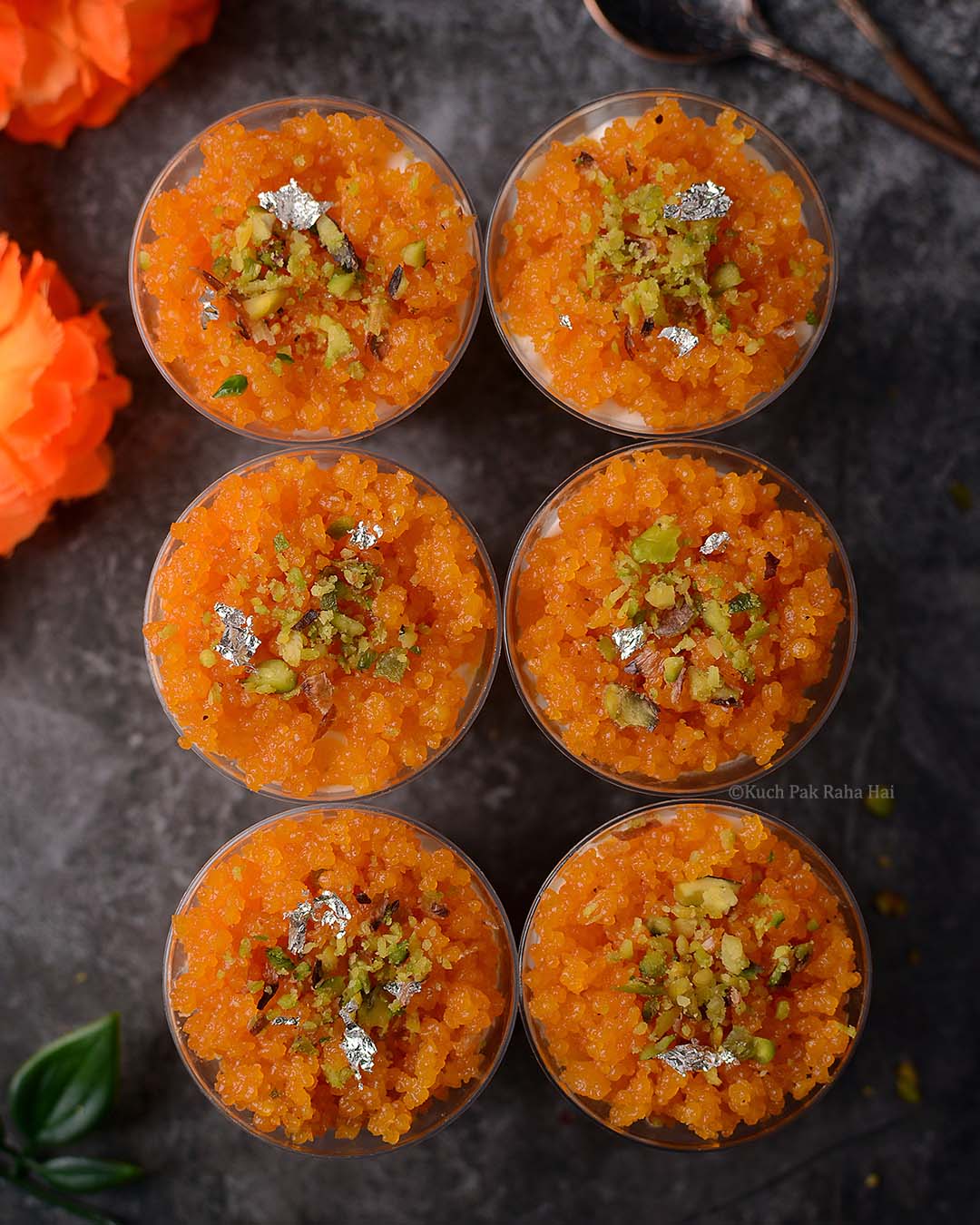 Indian fusion dessert recipe with motichoor ladoo & no bake cheesecake.