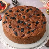 Eggless Christmas Fruit Cake without alcohol