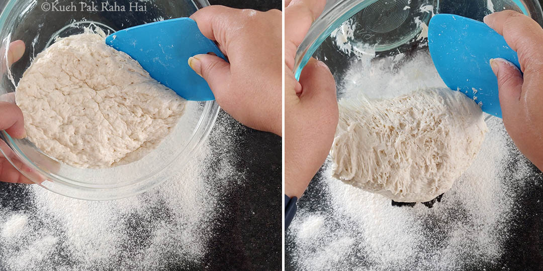 Proofed dough.