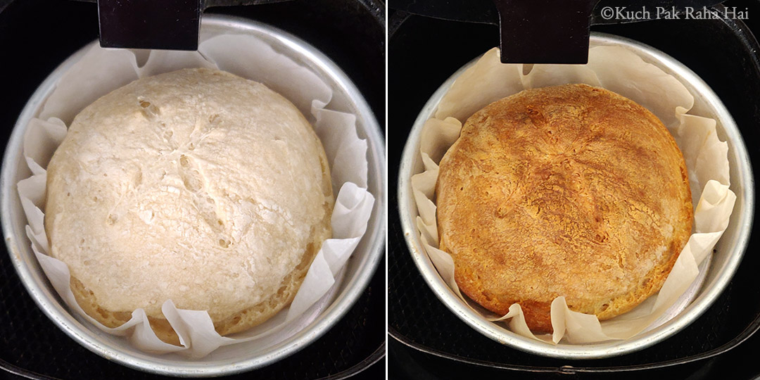 How to bake bread in air fryer.