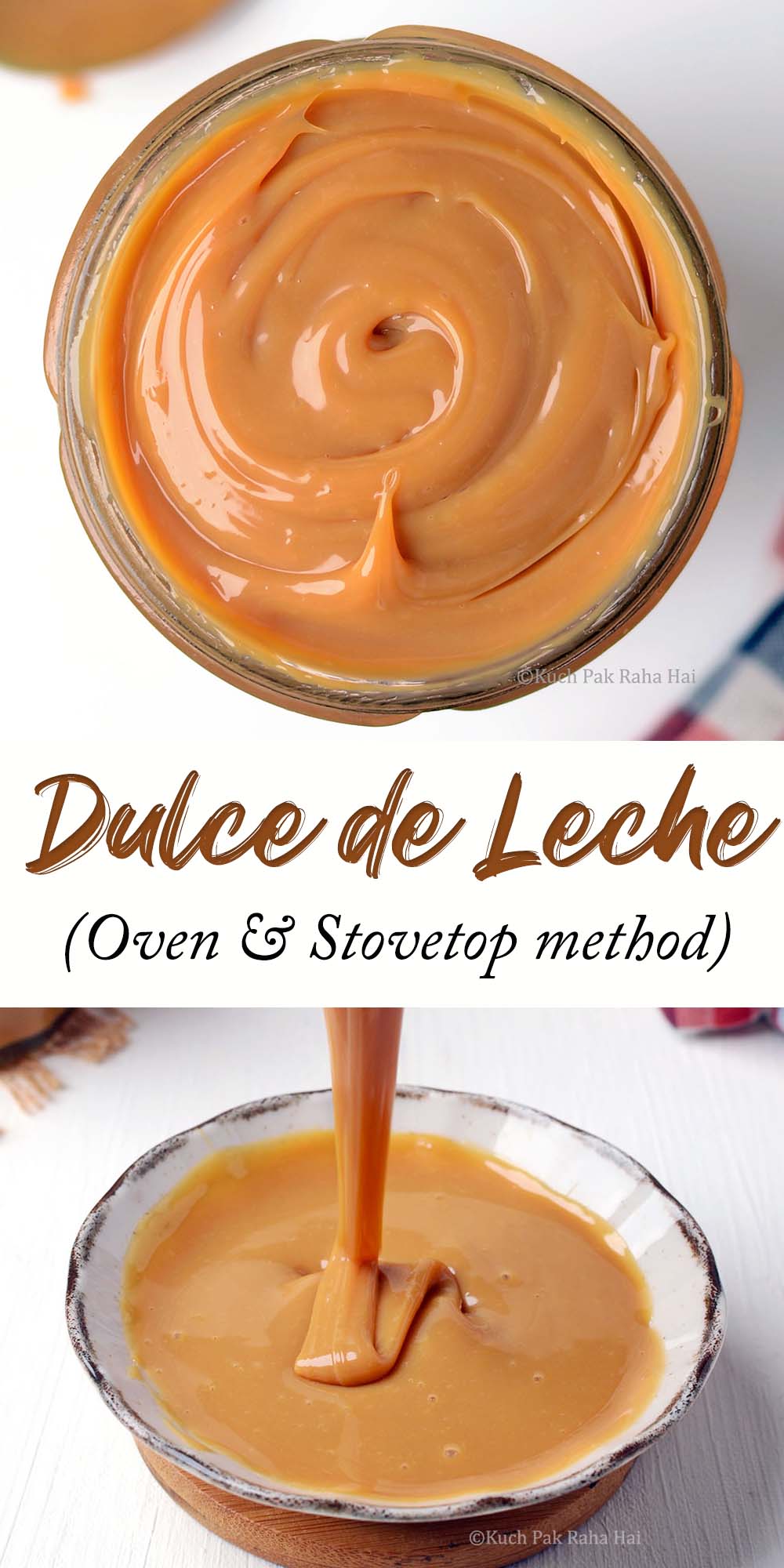 Dulce de leche recipe.