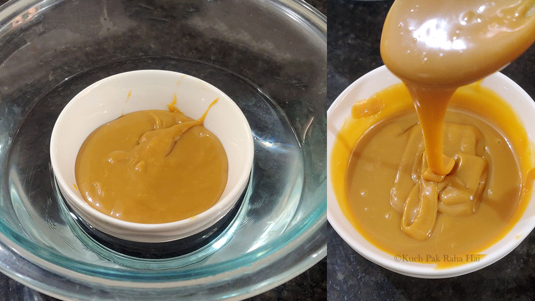 How to melt dulce de leche.