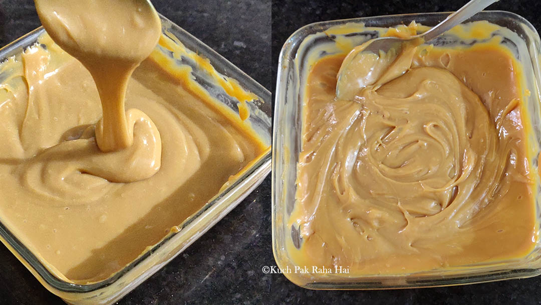 Dulce de leche cooling down.