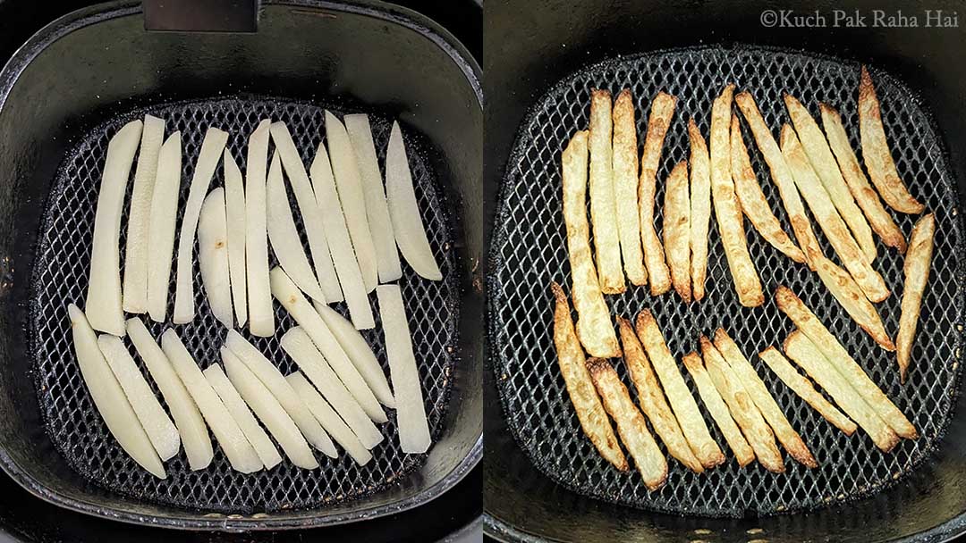 How to make french fries in air fryer.