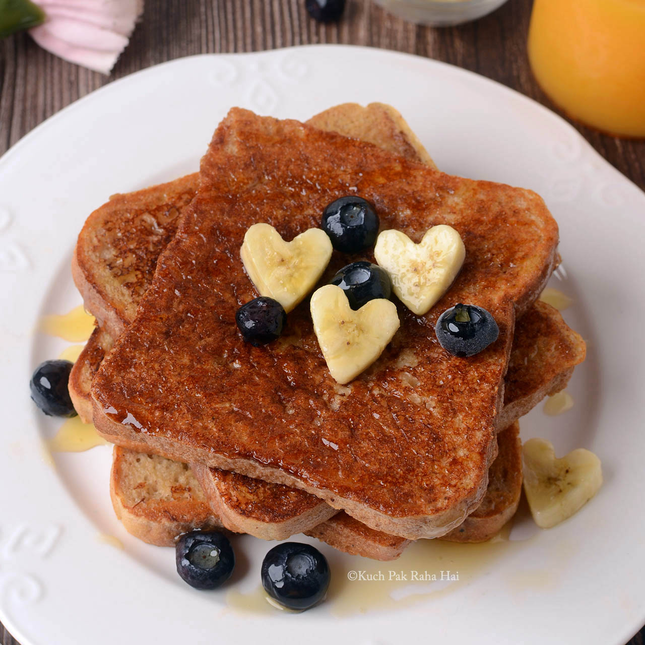Banana French Toast without eggs (vegan)