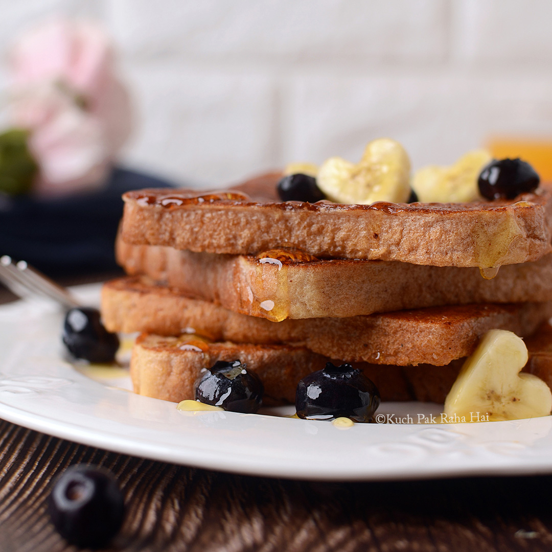 French toast with bananas recipe.