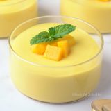 Mango mousse recipe without gelatin.