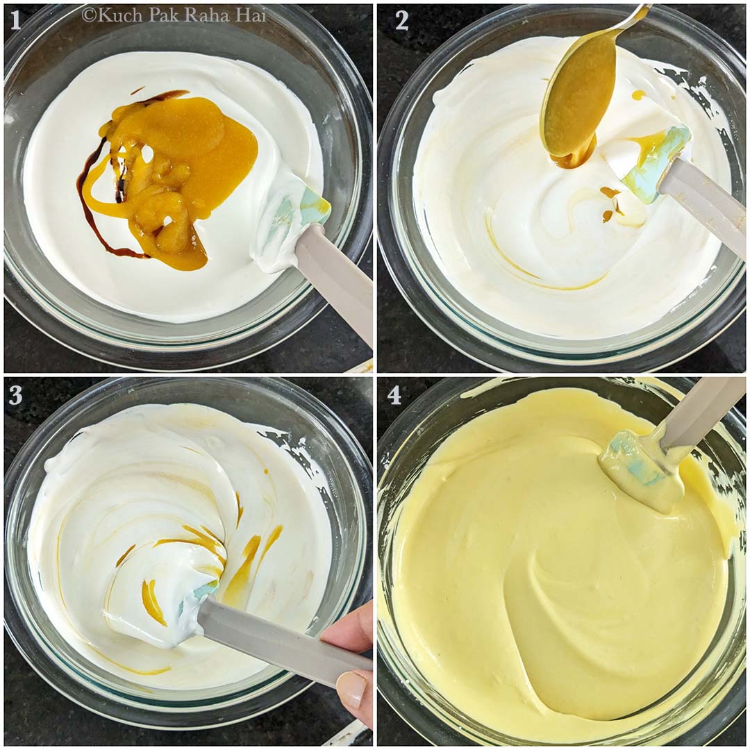 How to make mango mousse.