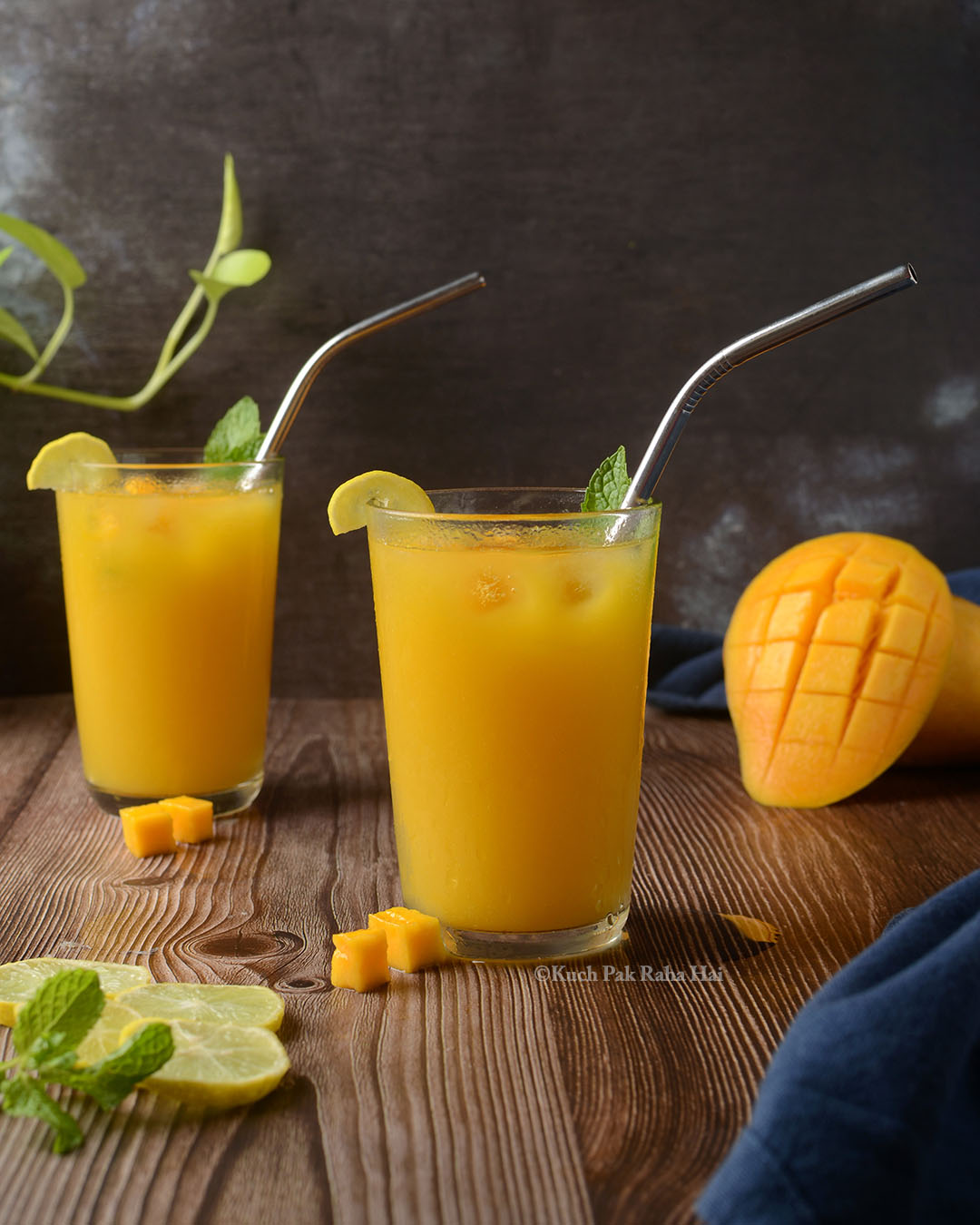 Easy mango lemonade recipe.