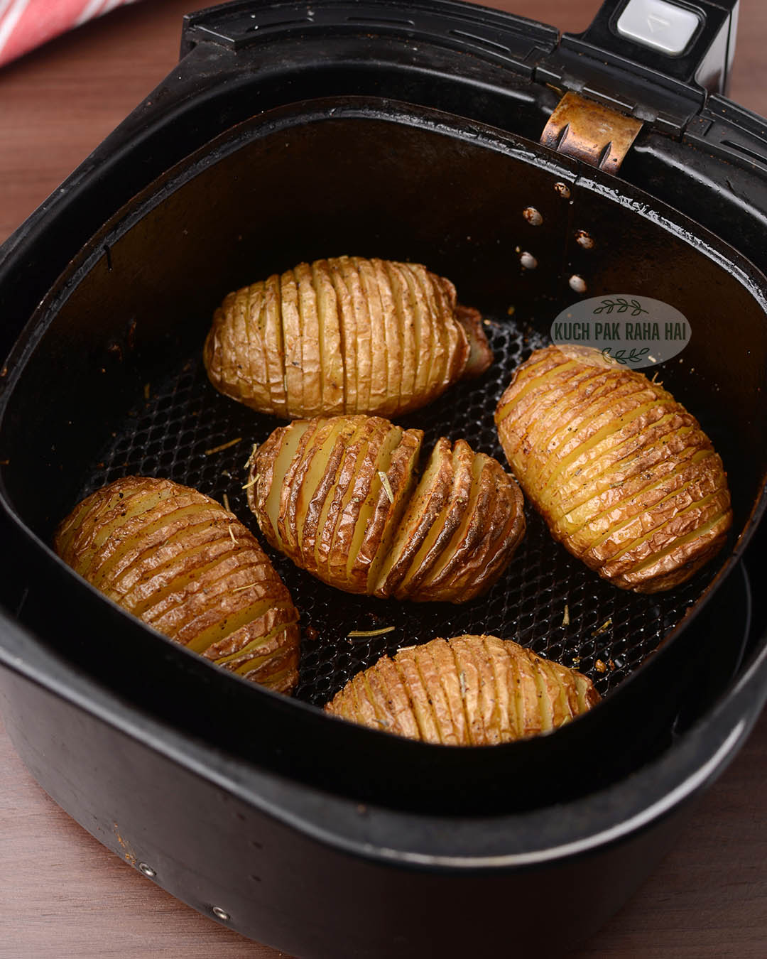 Hasselback potatoes recipe air fryer.