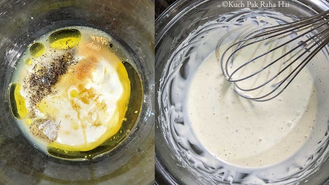 Greek yogurt salad dressing.