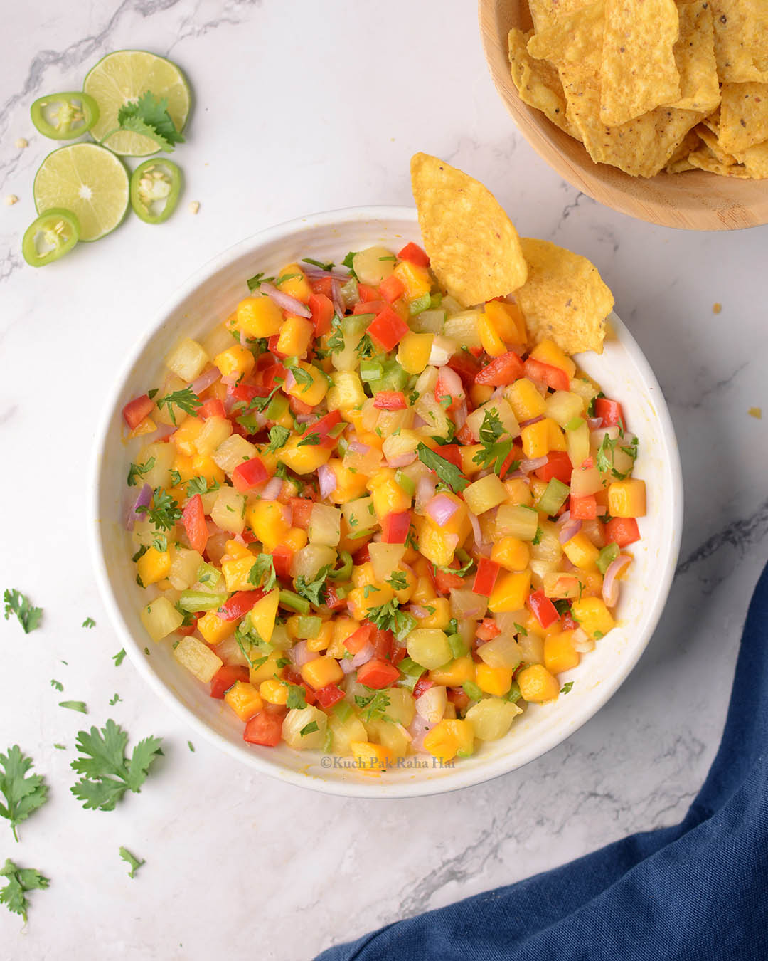 Mango and Pineapple Salsa recipe.