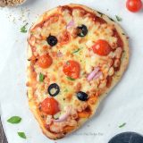 Naan Pizza Air fryer recipe.