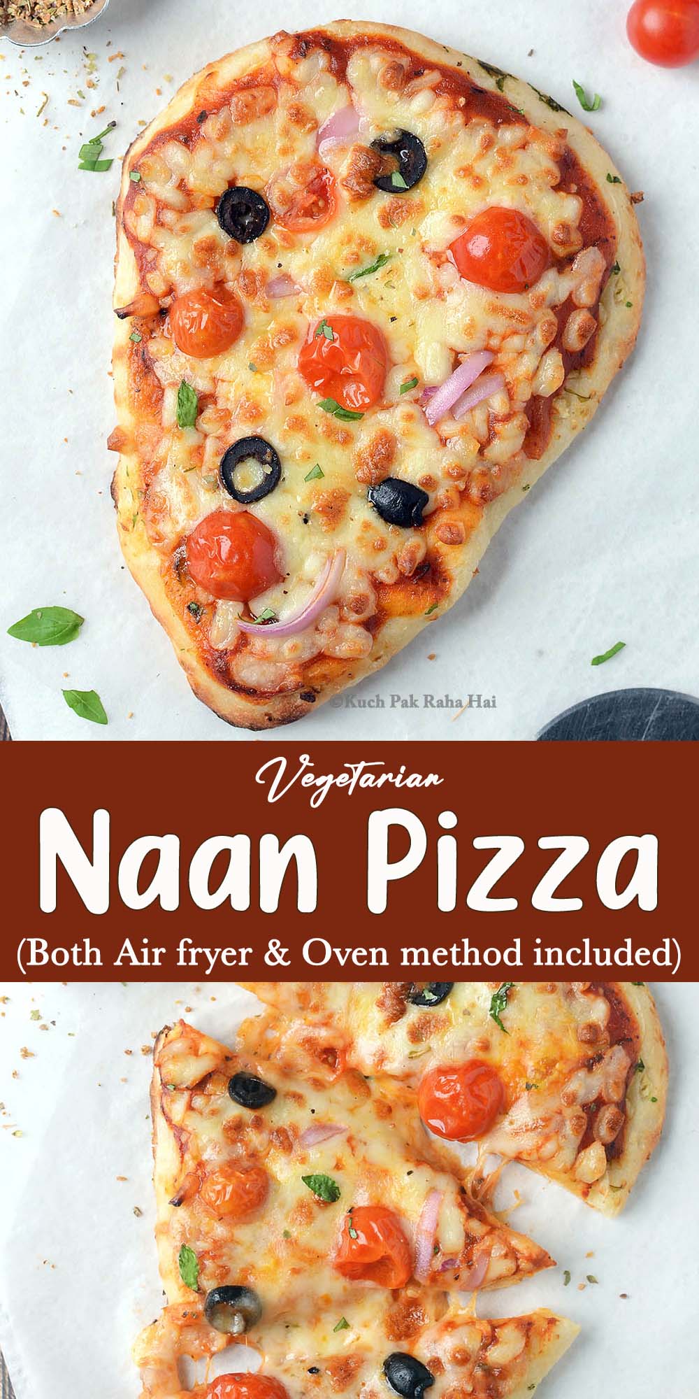 Naan pizza recipe for air fryer.