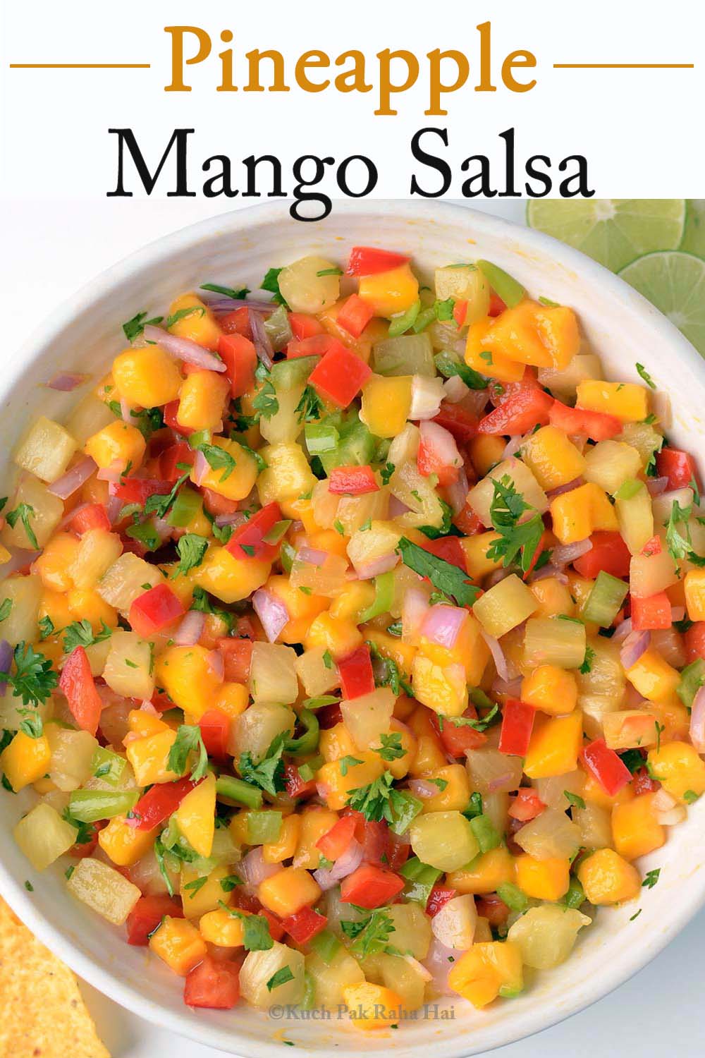 Pineapple mango jalapeno salsa recipe.